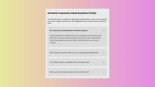 High-Converting Accordion FAQ Section – No Code, No Apps